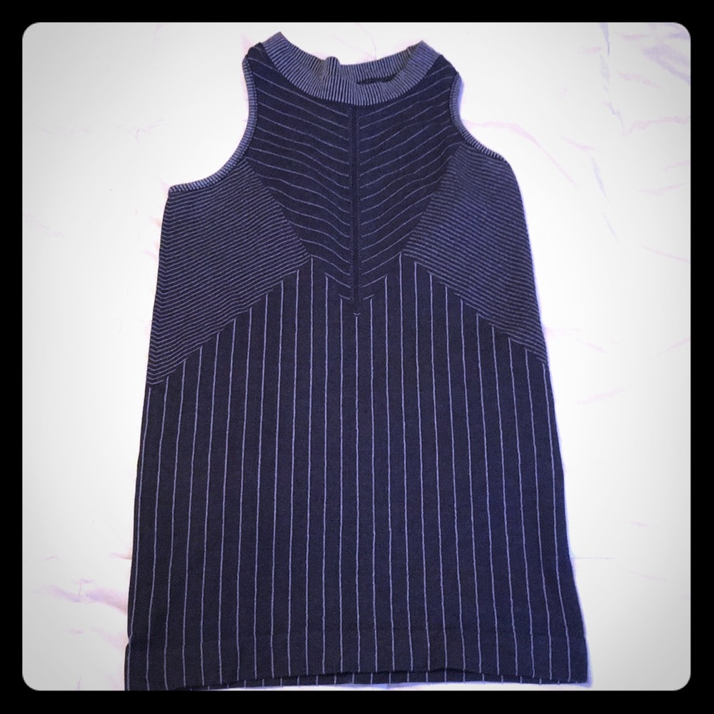 Athleta sojourn seamless tank top navy heather